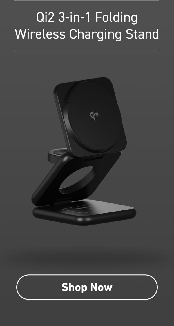 Qi2 3-in-1 Folding Wireless Charging Stand