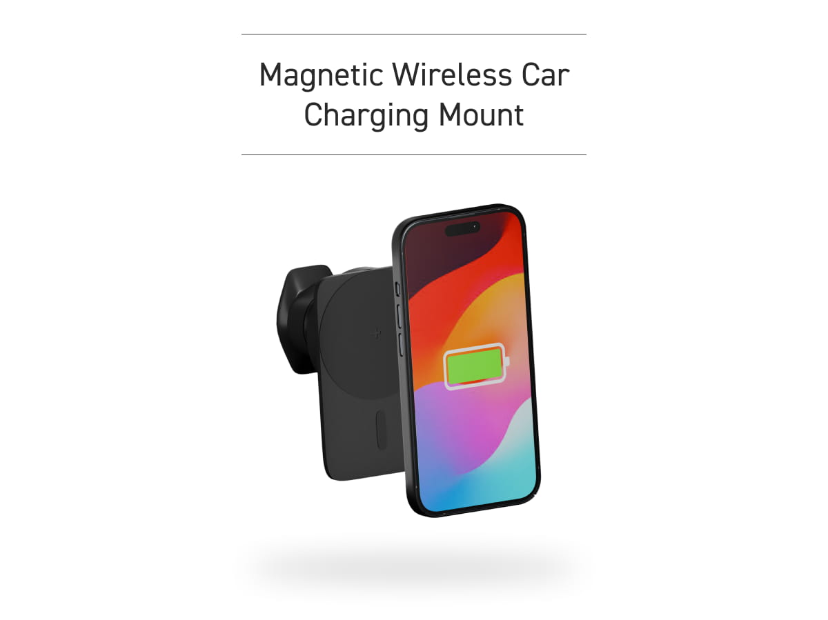 Magnetic Wireless Car Charging Mount
