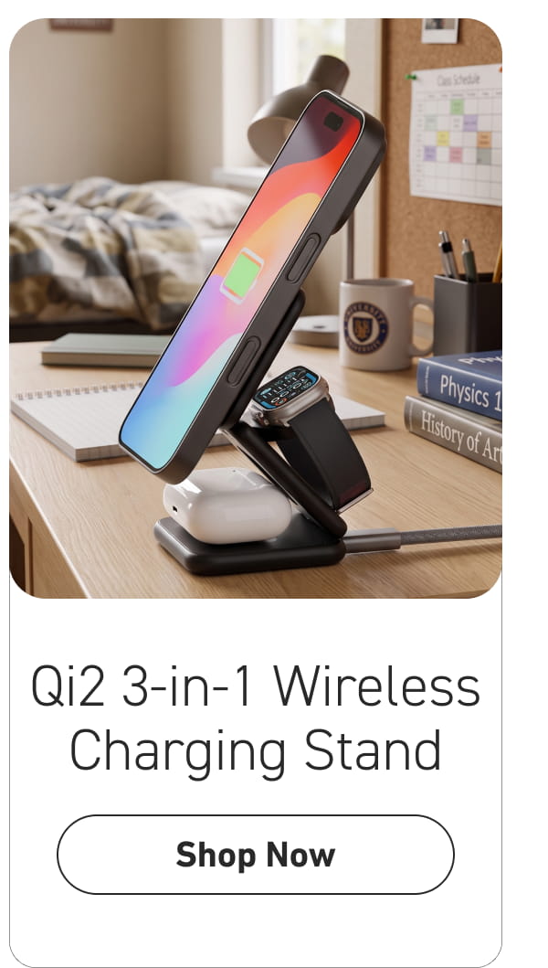Qi2 3-in-1 Wireless Charging Stand [Click here to Shop Now]