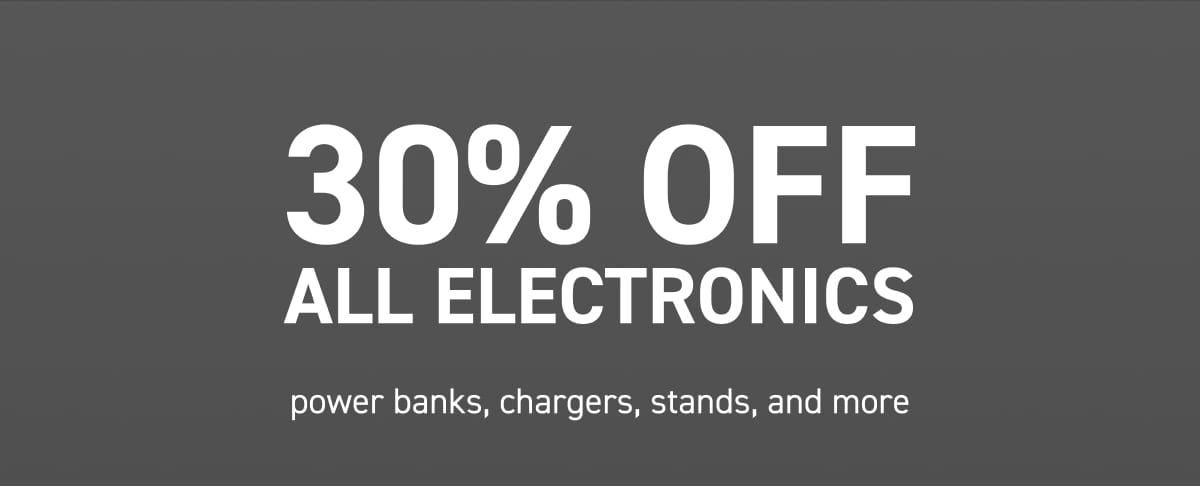 30% Off all electronics