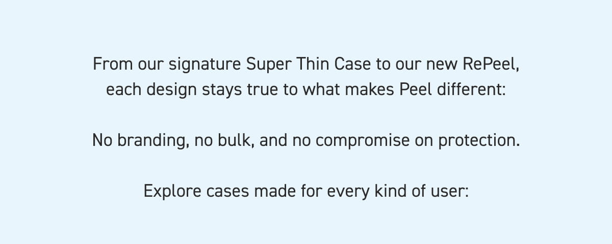 No branding, no bulk, and no compromise on protection.