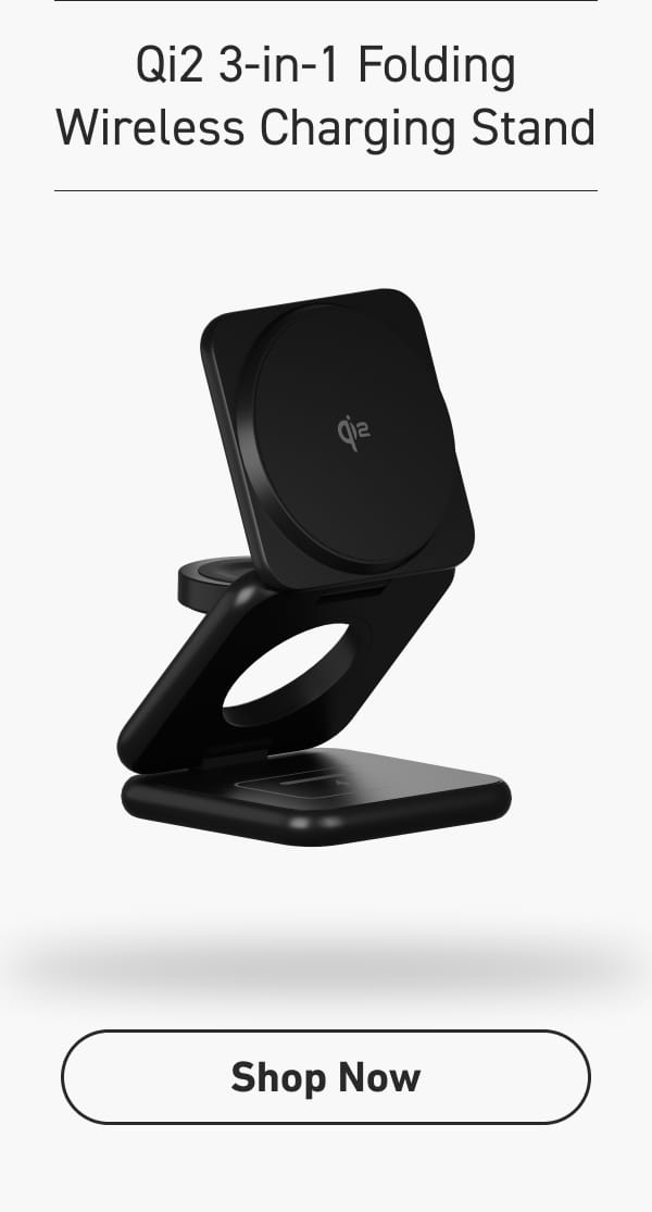 Qi2 3-in-1 Folding Wireless Charging Stand