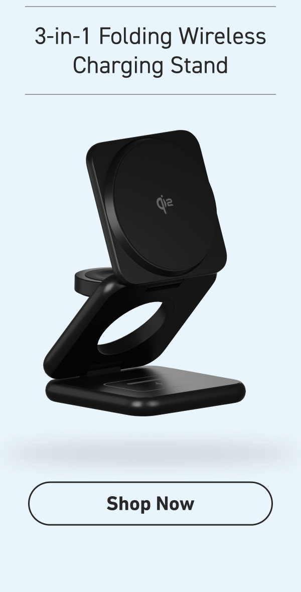 3-in-1 Folding Wireless Charging Stand [Click here to Shop Now]