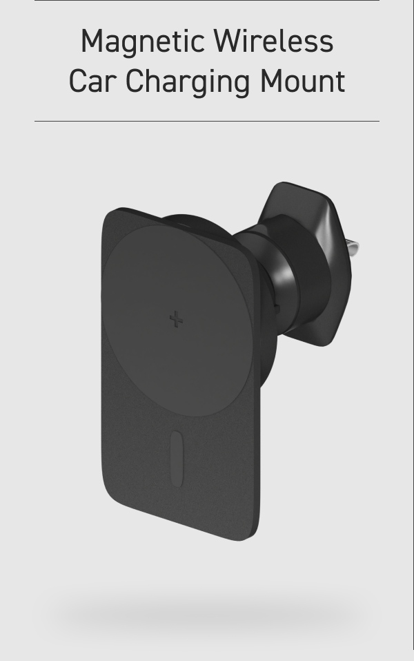 Magnetic Car Mount for on-the-go charging