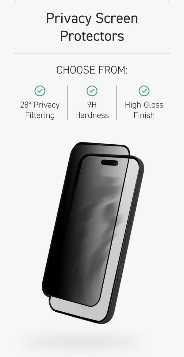 Privacy Glass Screen Protectors