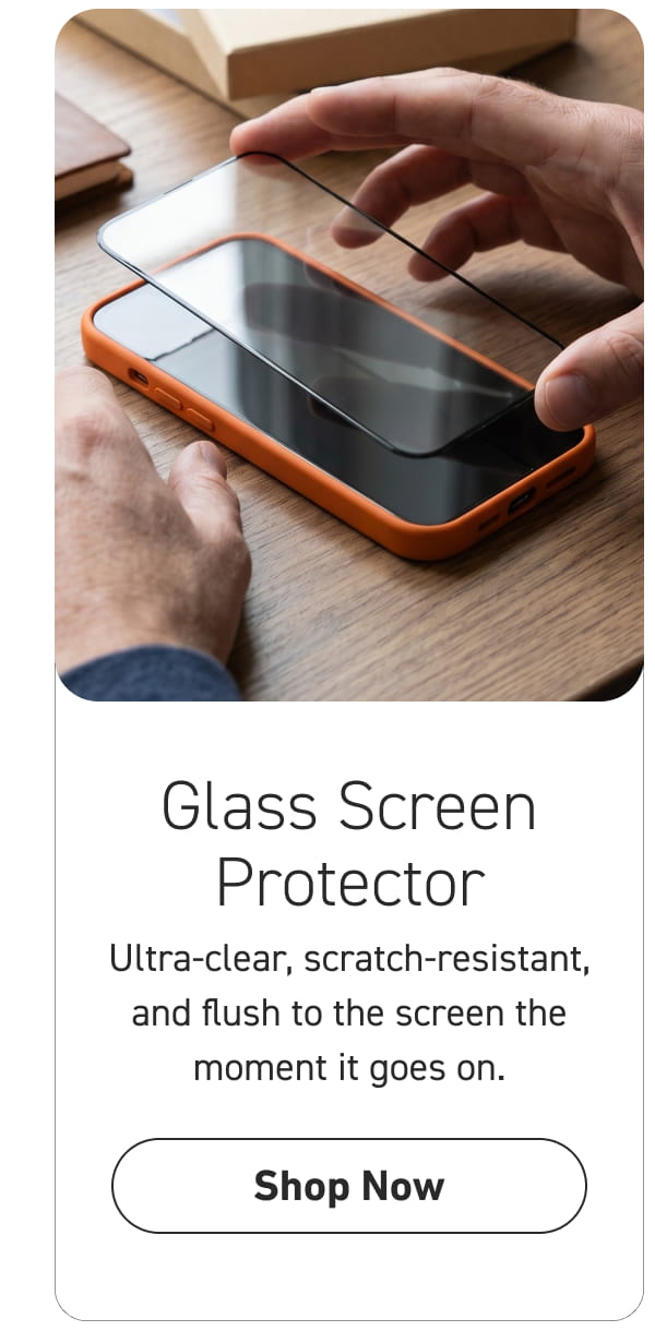 Glass Screen Protector [Click here to Shop Now]