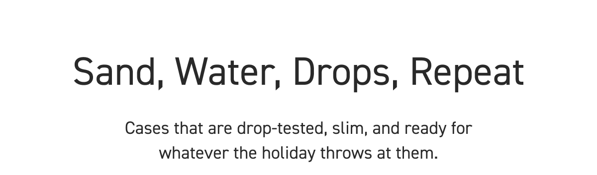 Sand, Water, Drops, Repeat 