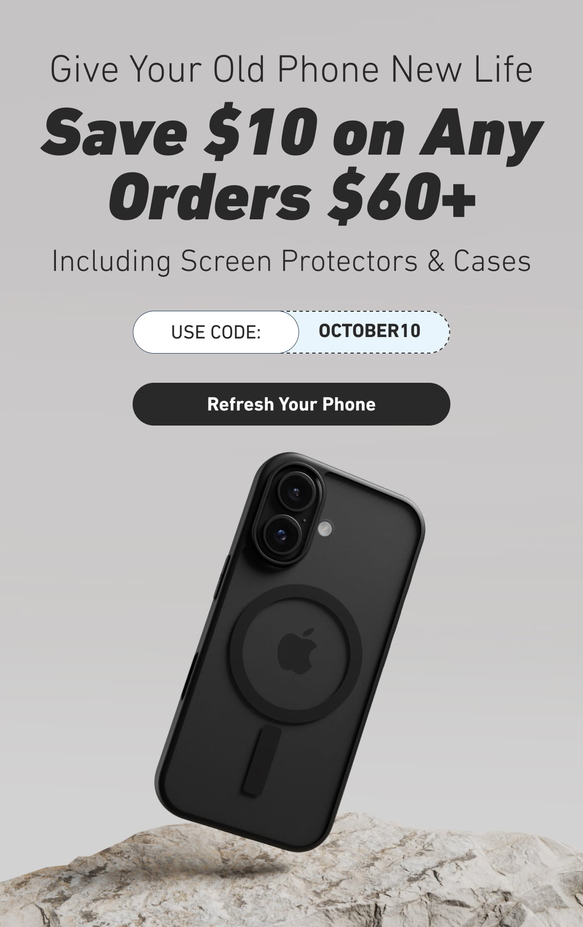 Save $10 on any orders $60+