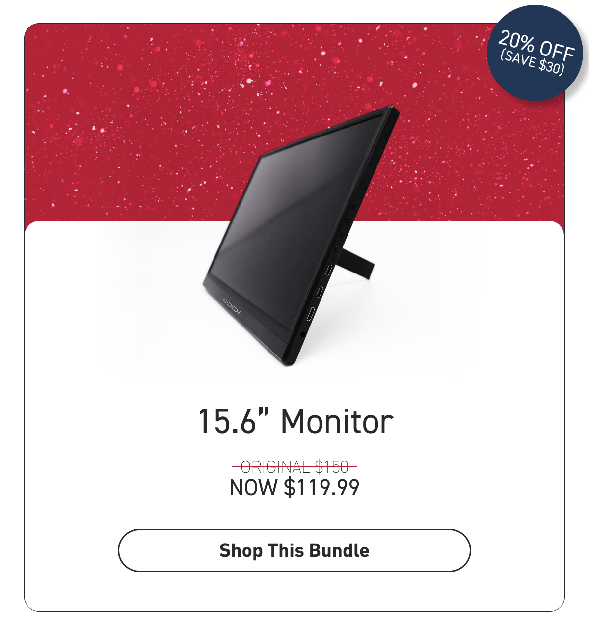 15.6” Monitor