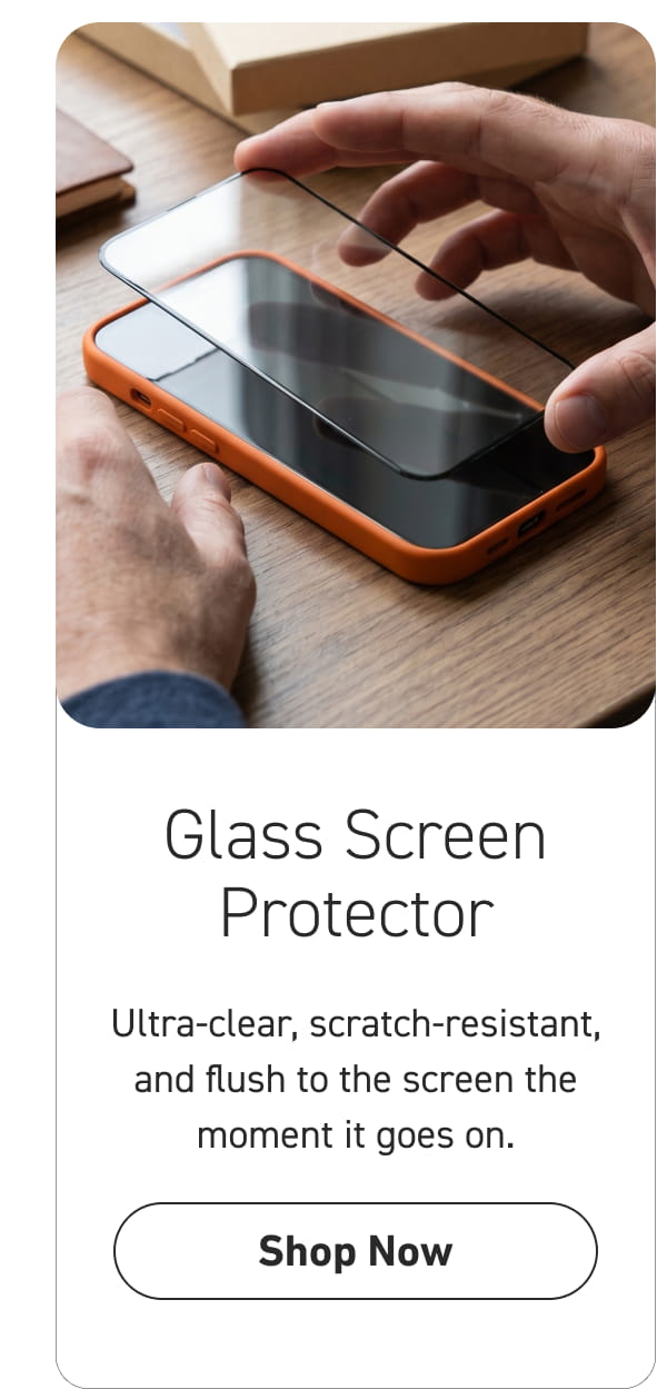 Glass Screen Protector [Click here to Shop Now]