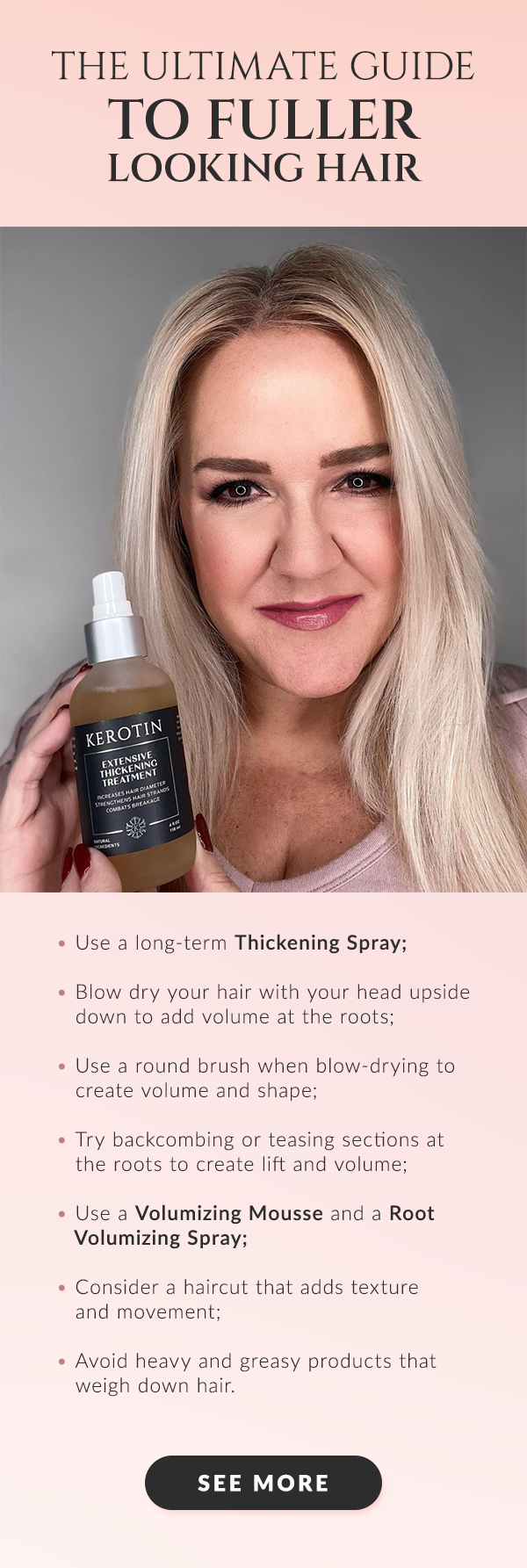 The Ultimate Guide to Fuller Looking Hair Kerotin