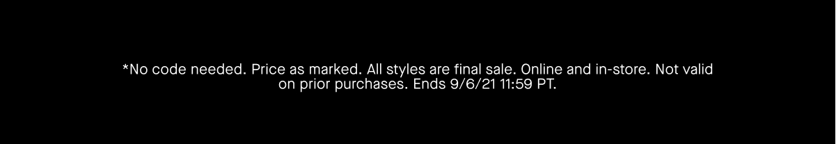 Shop The End of Summer Sale 