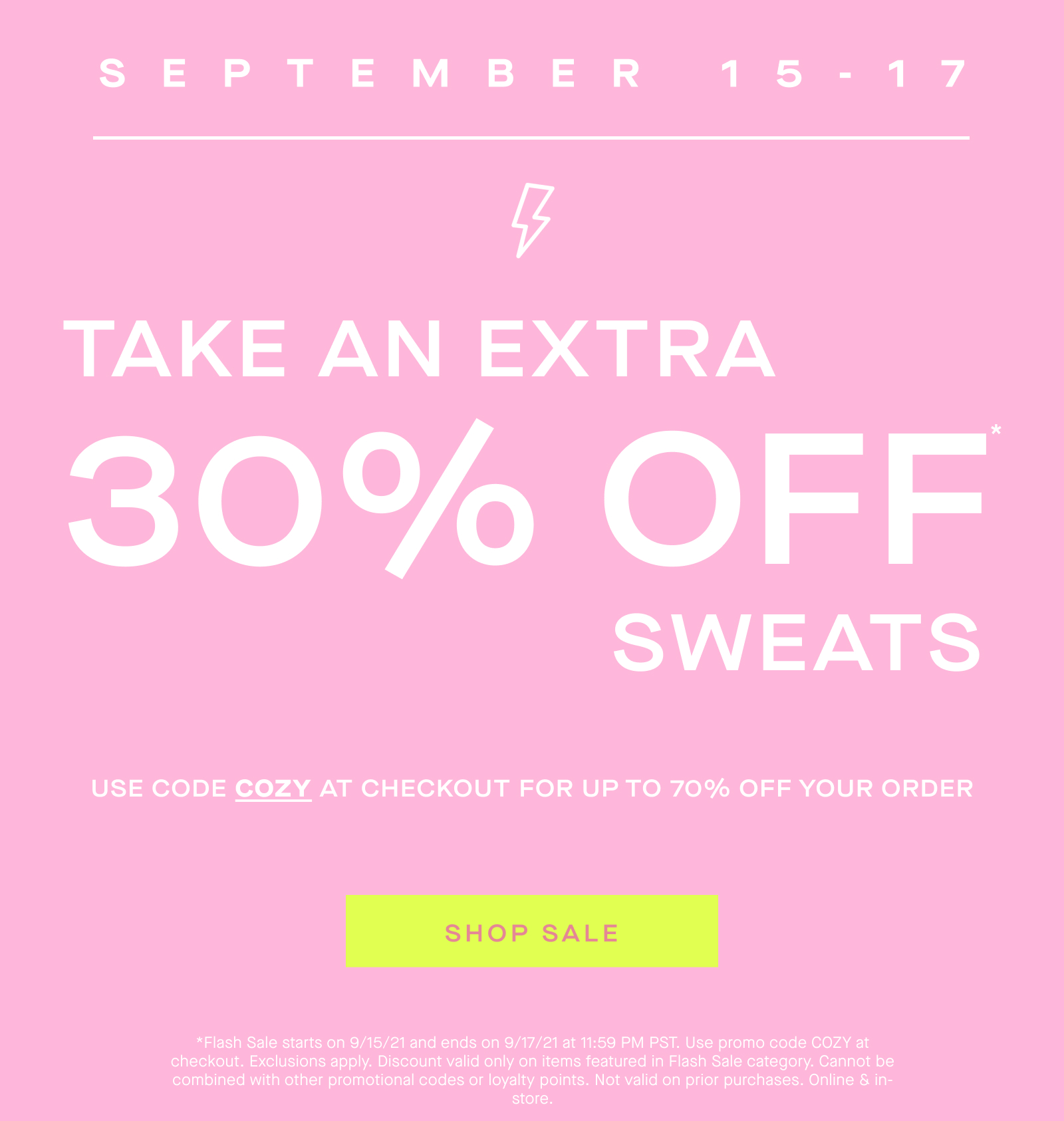 Flash Sale
