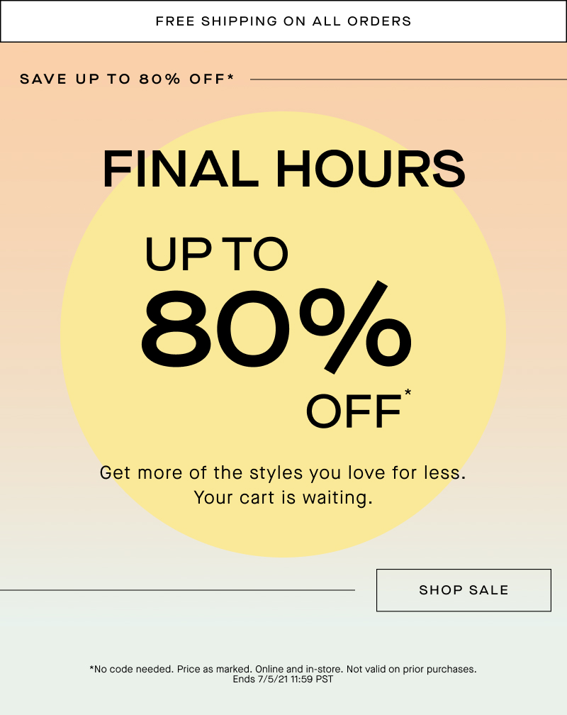 Shop Sale