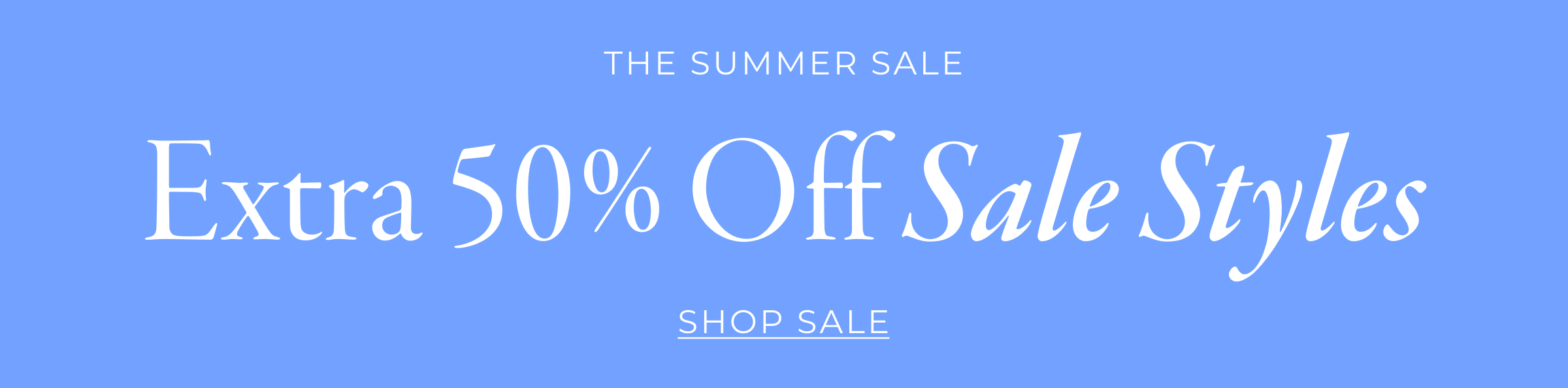 Fourth of July Weekend Sale