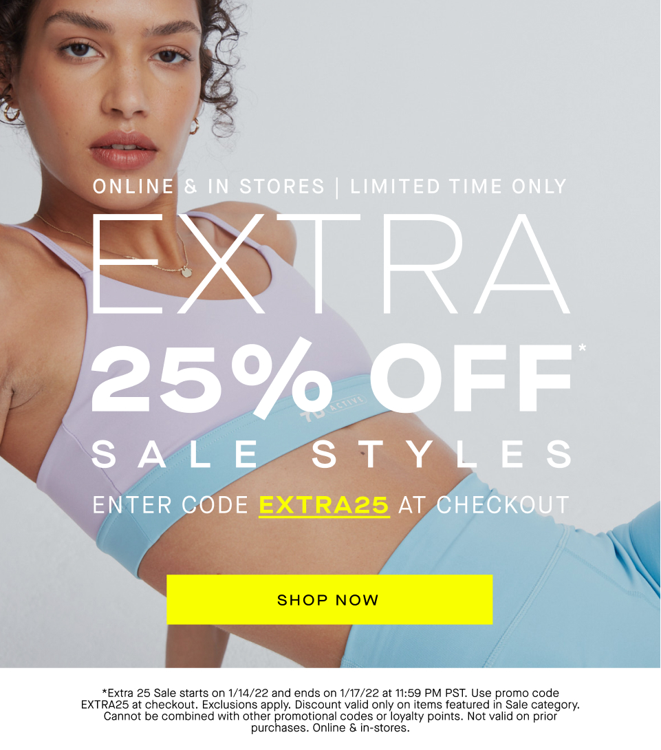 Extra 25 off Sale