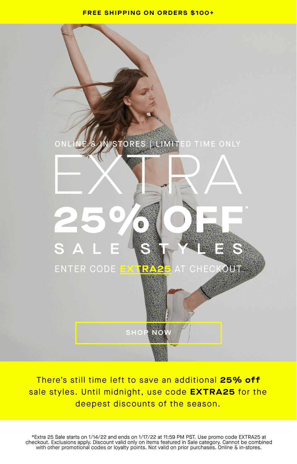 Extra 25% Off Sale