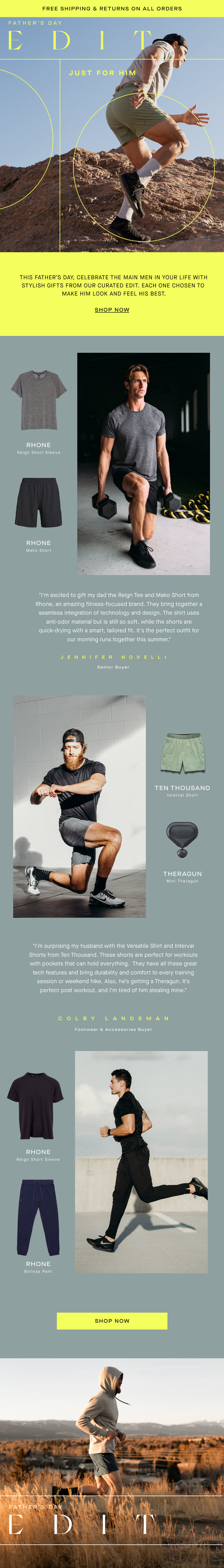 Shop The Father's Day Edit