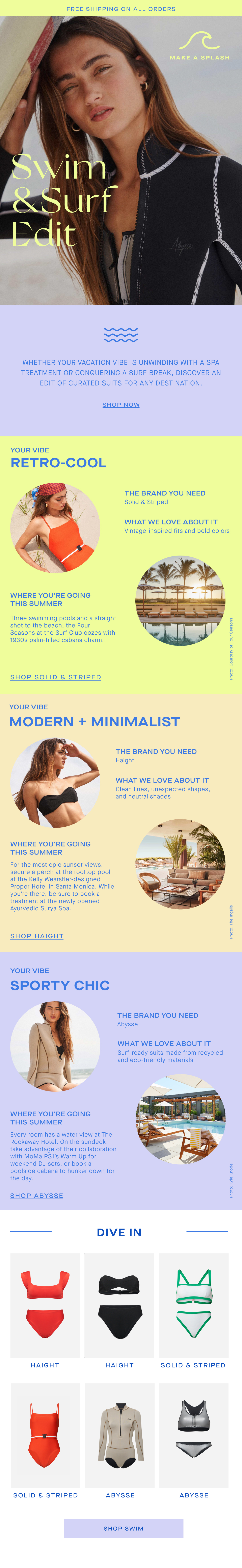 Shop The Swim & Surf Edit