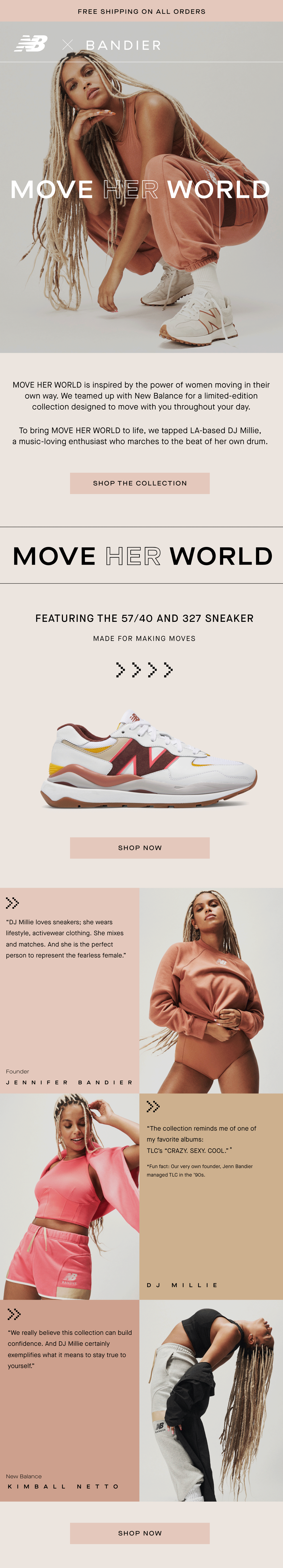 Shop New Balance x BANDIER
