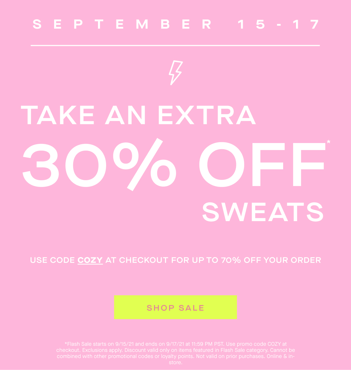 Flash Sale