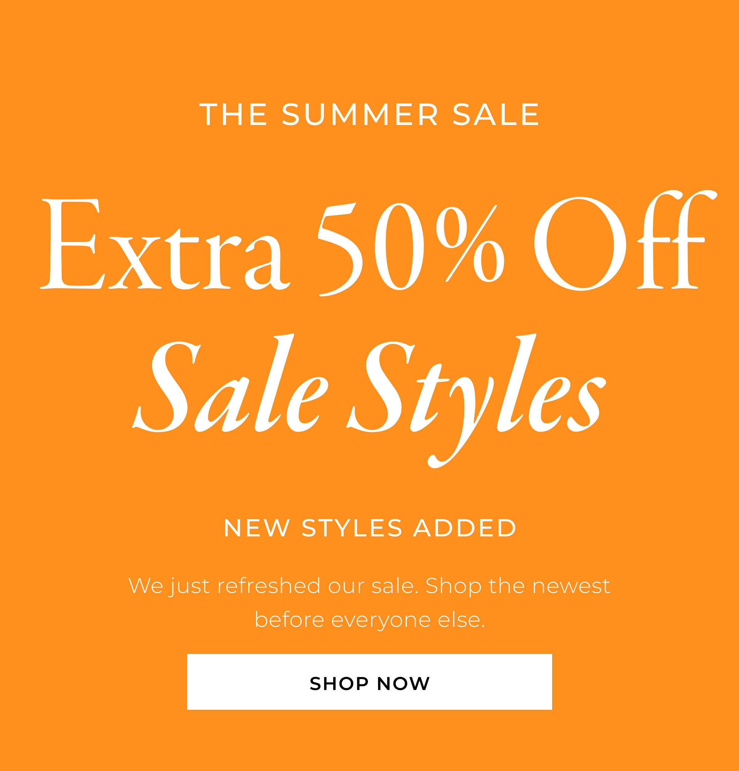 Fourth of July Weekend Sale