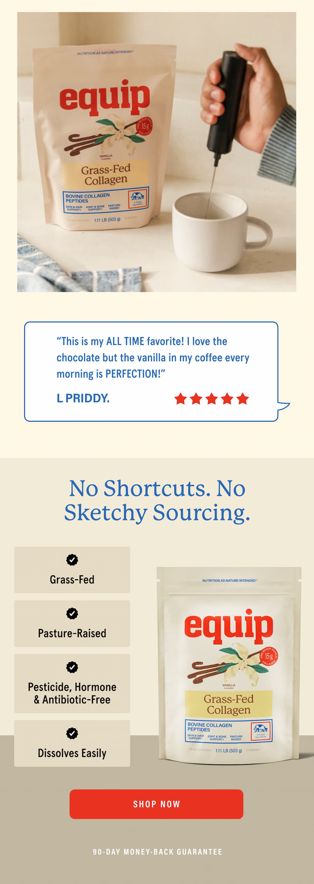 Vanilla Collagen: now shipping in new packaging.