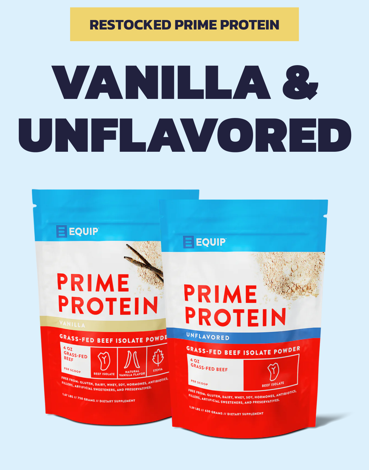 Restocked Prime Protein