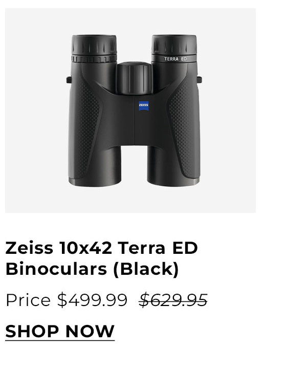 Zeiss 10x42 Terra ED Binoculars (Black)