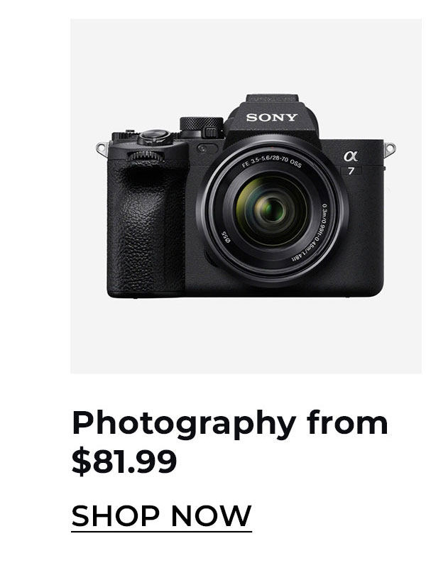 photography from $81.99
