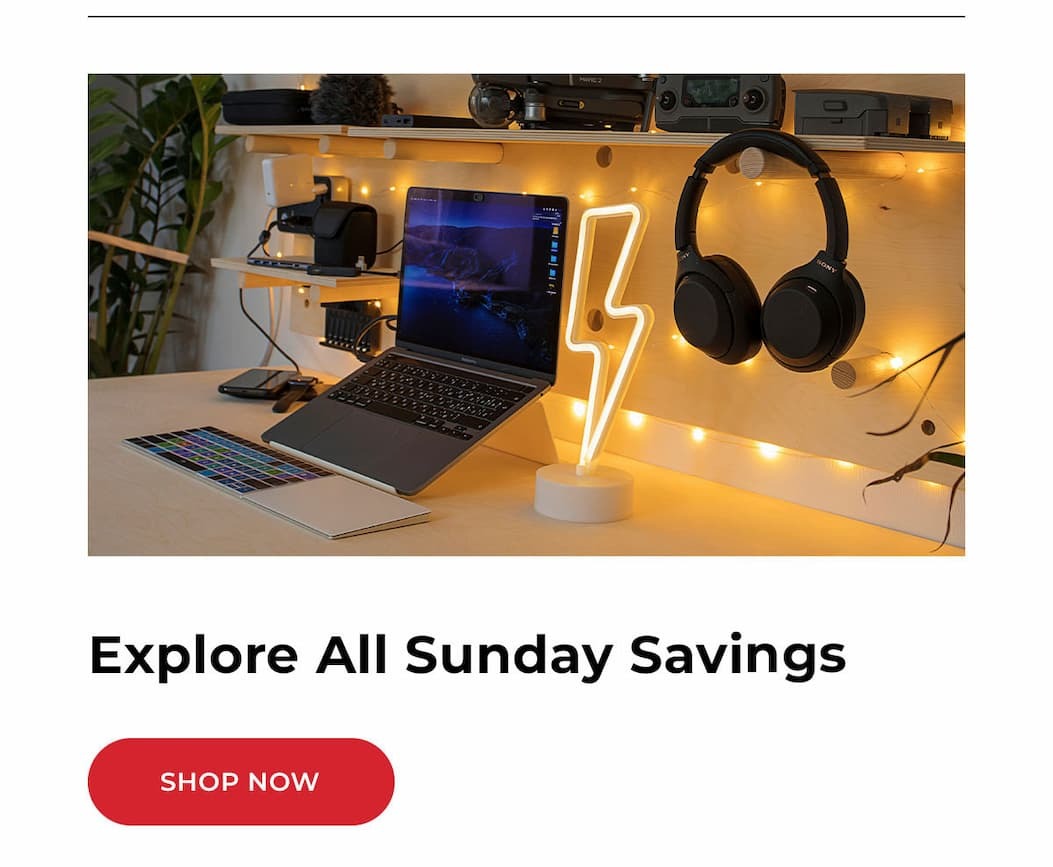 explore all sunday savings