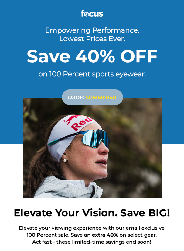 Save 40% off select 100 Percent accessories with code SUMMER40