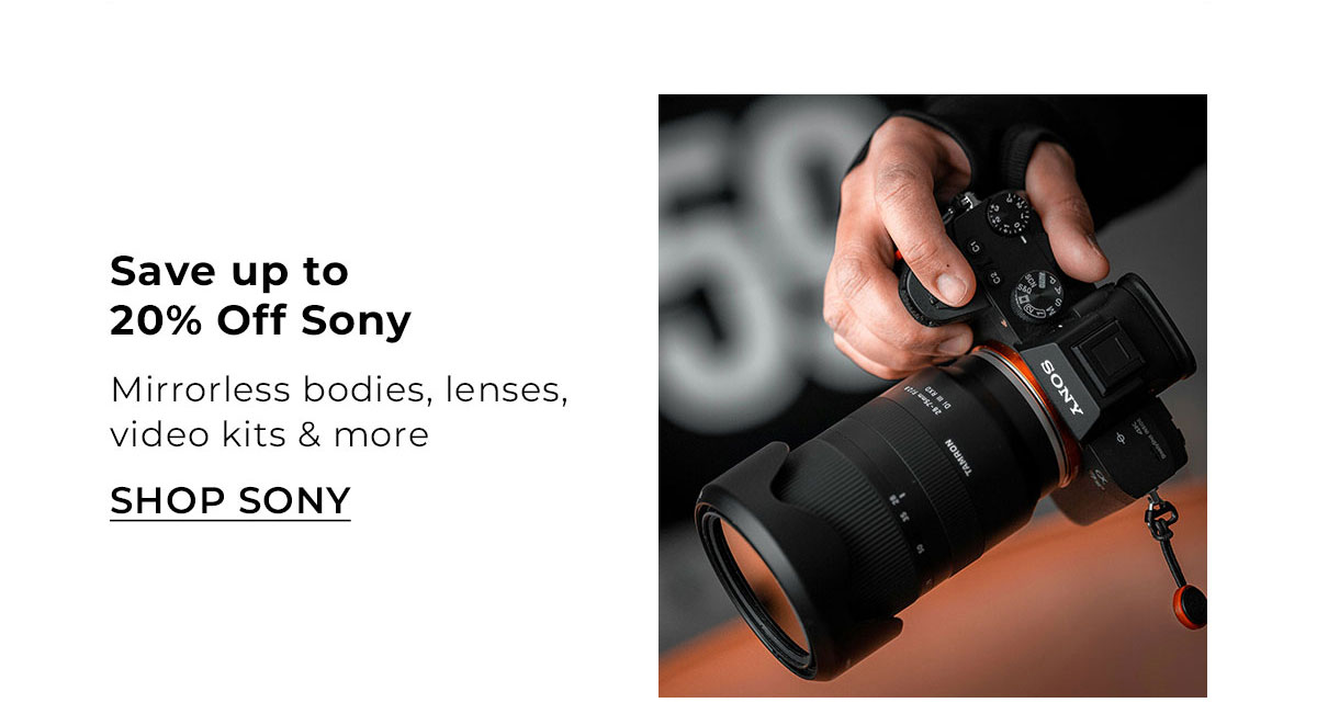20% off sony 