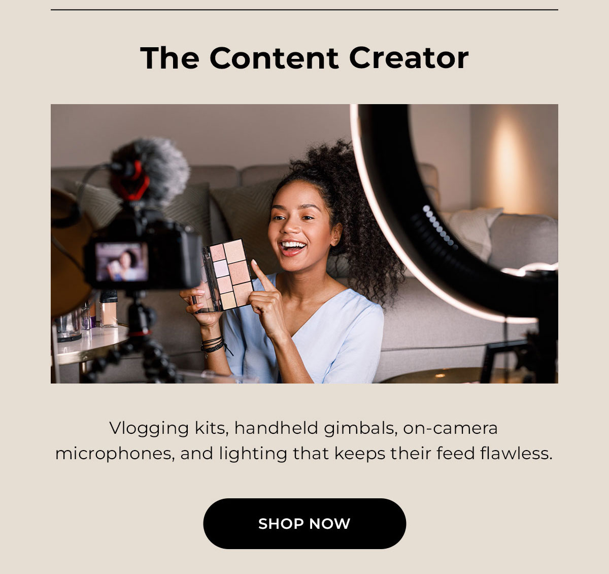 the content creator