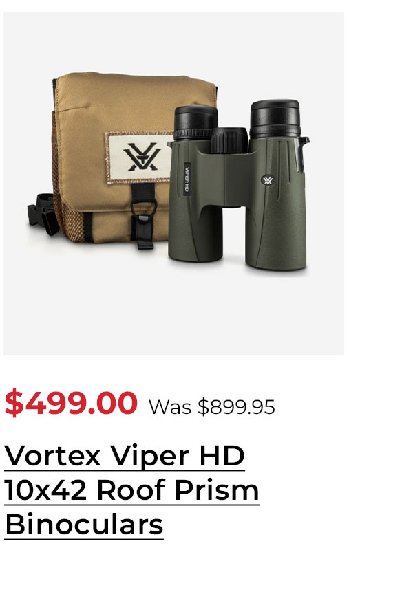 Vortex Viper HD 10x42 Roof Prism Binoculars