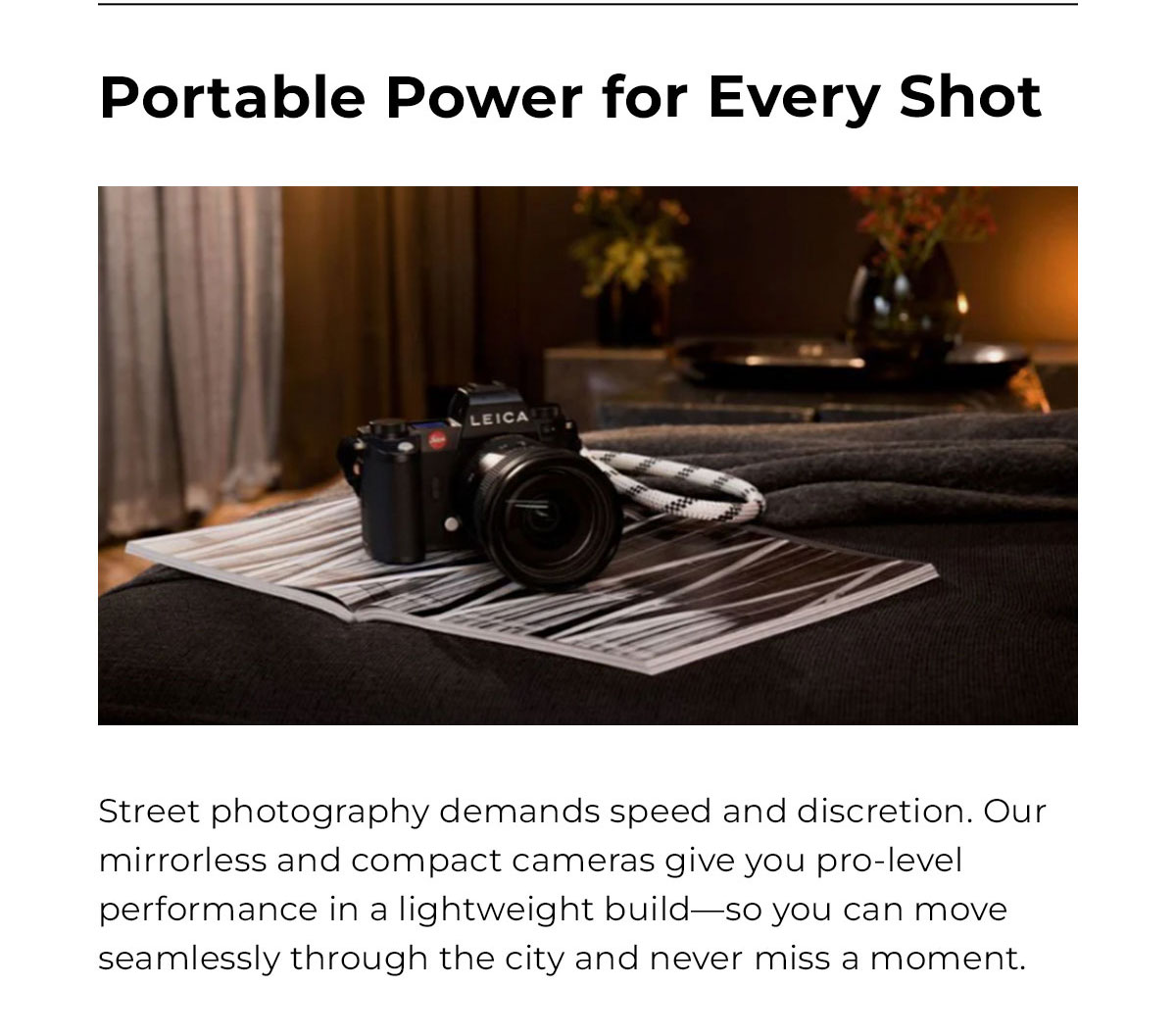portable power for every shot