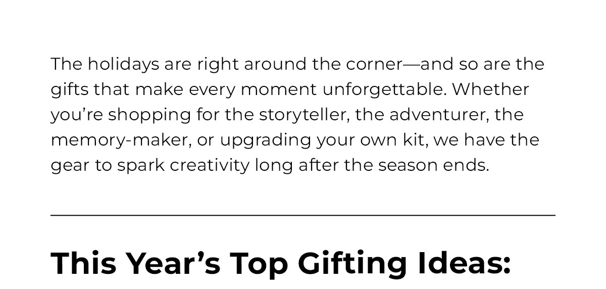 This years top gifting ideas