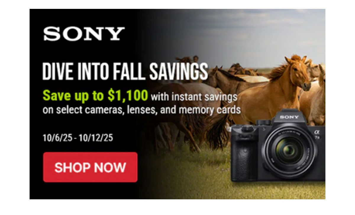 save up to $1,100 off sony