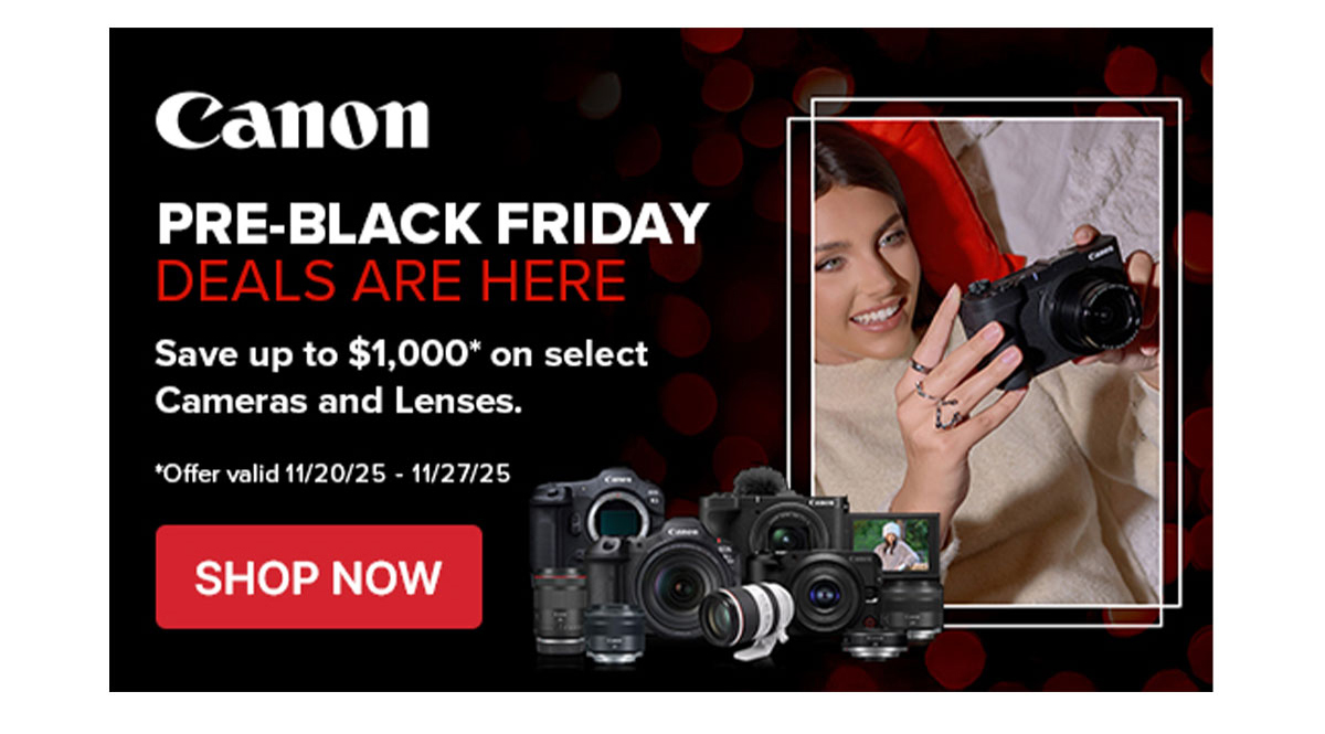 canon black friday deals up to $1000 off 