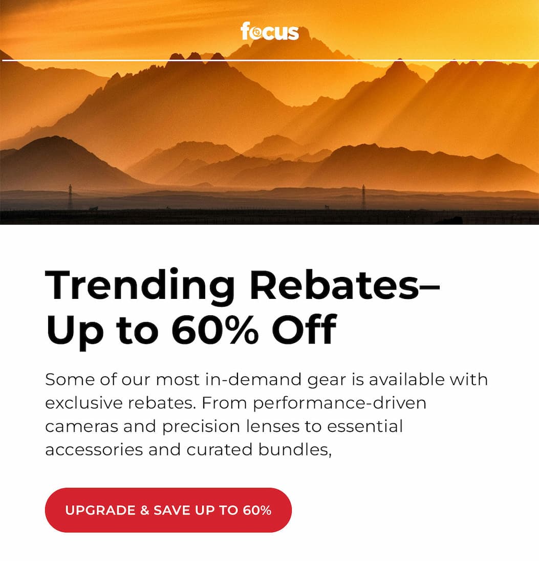 Trending rebates up to 60%