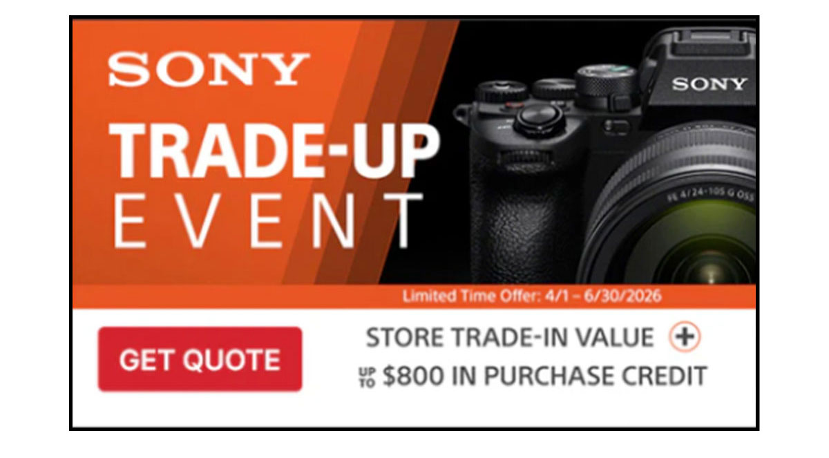sony trade up event