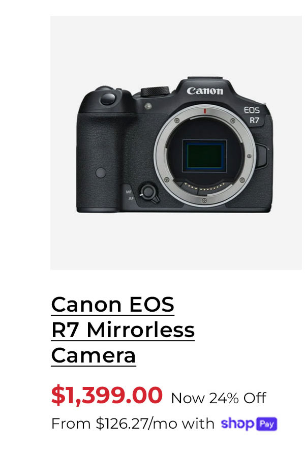 Canon EOS R7 Mirrorless Camera