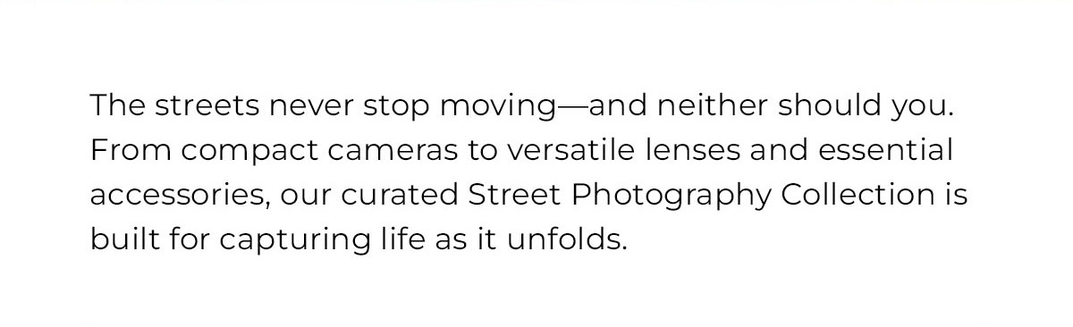 Our street photography collection is here