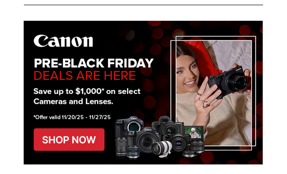canon black friday deals up to $1000 off 