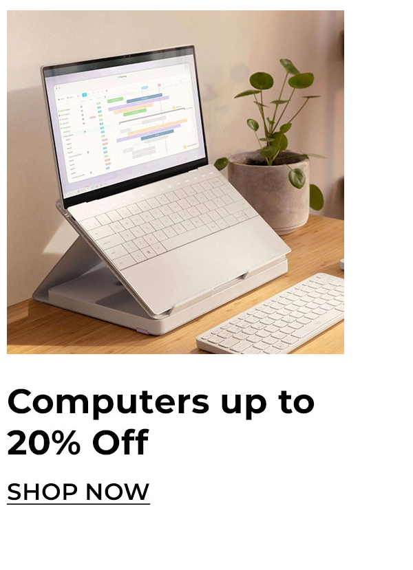 computers up to 20% off