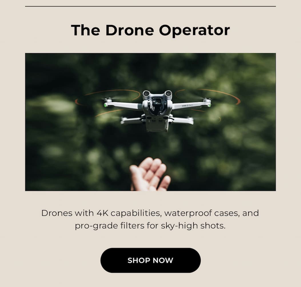 the drone operator
