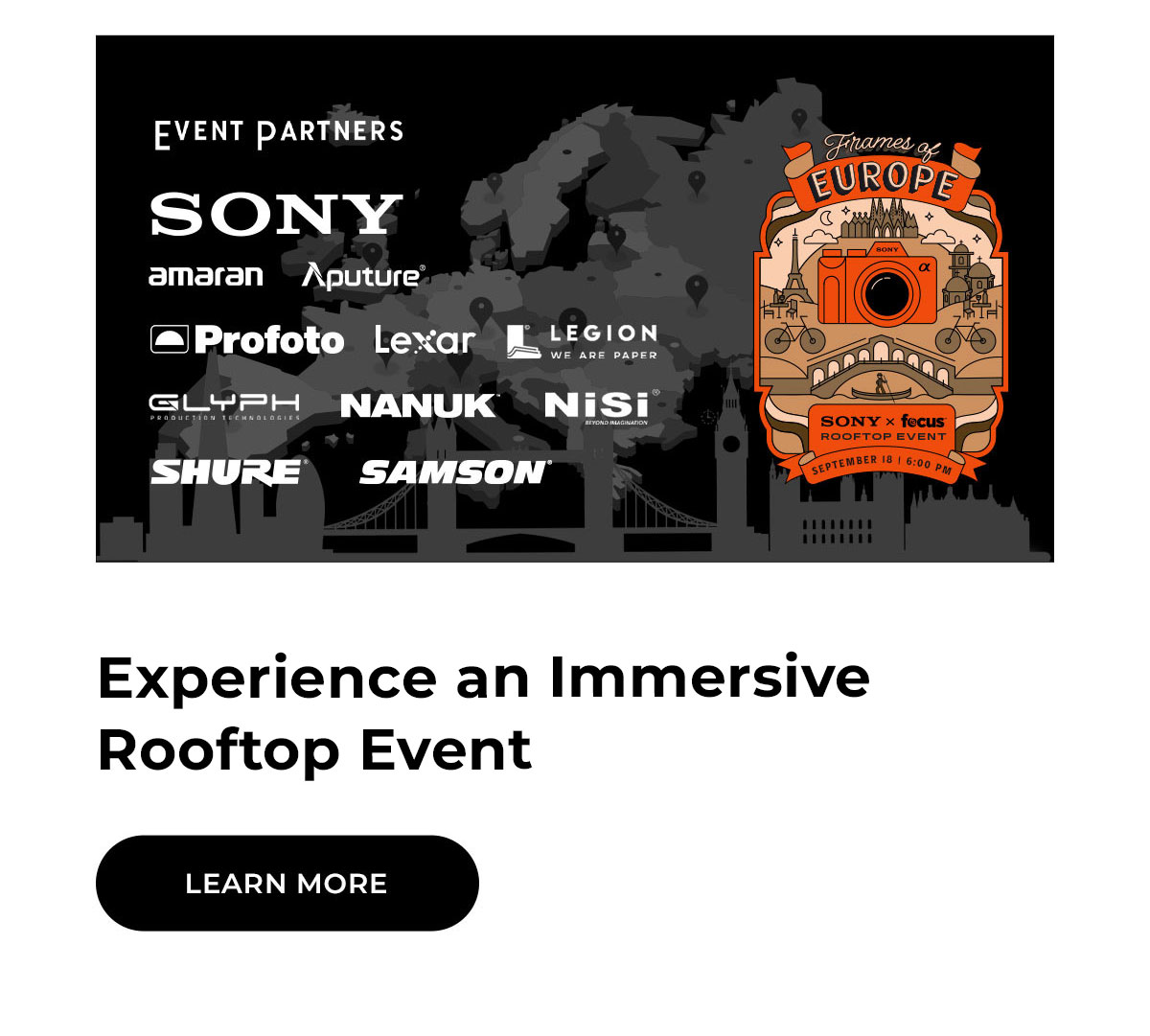 Exclusive sony Rooftop event get tickets now