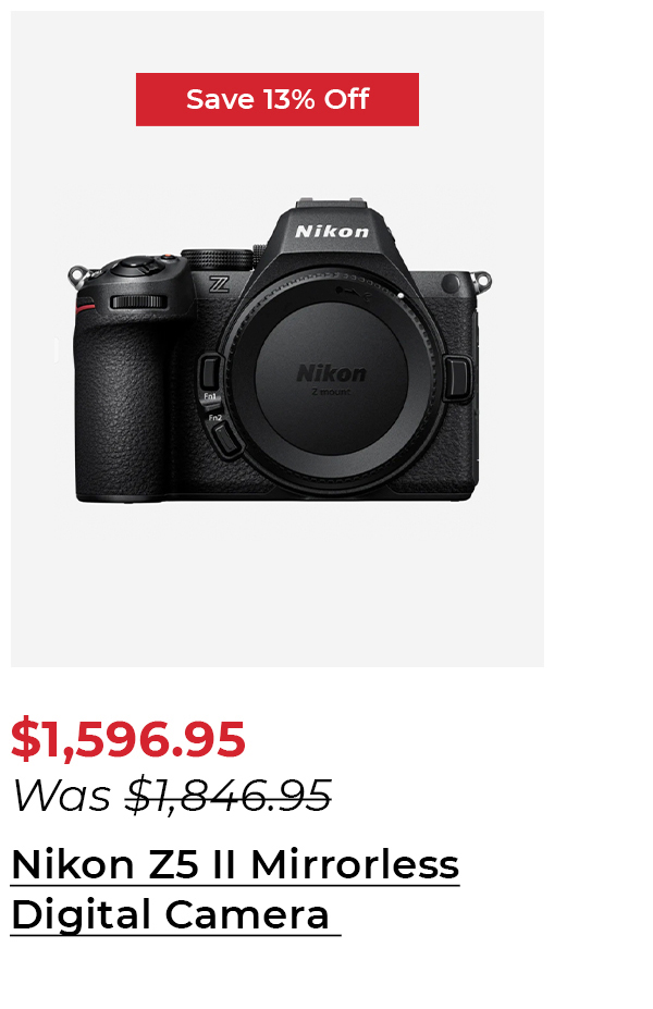 Nikon Z5 II Mirrorless Digital Camera (Body Only)