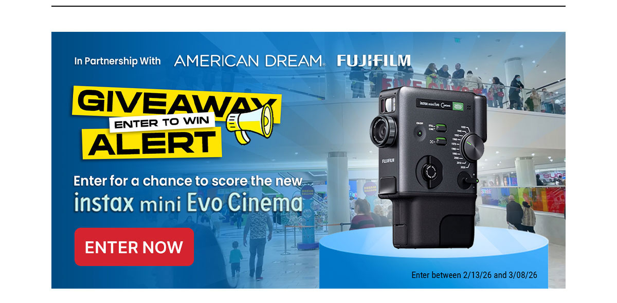 instax mini evo cinema fujifilm giveaway enter now