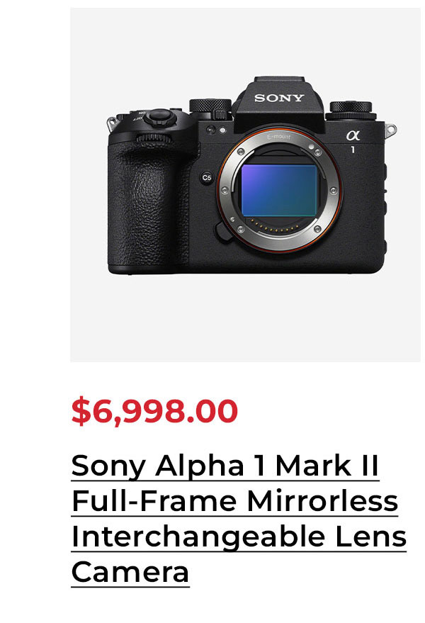 Sony Alpha 1 Mark II Full-Frame Mirrorless Interchangeable Lens Camera